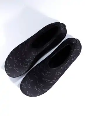 Peluche Erkek Deniz Ayakkabısı - Siyah Shark