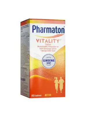 Pharmaton Vitality Multivitamin 60 Tablet - Takviye Edici Gıda