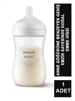 Philips Avent Natural Response 1+ Ay NO:3 Biberon 260 ml -SCY903/01-