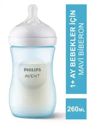 Philips Avent Natural Response PP Biberon 1m+ 260 ml - Mavi - SCY903/21-