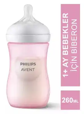 Philips Avent Natural Response PP Biberon 1m+ 260 ml - Pembe - SCY903/11-
