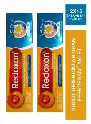 Redoxon 3lü Etkili 15 Efervesan Tablet 2 Paket