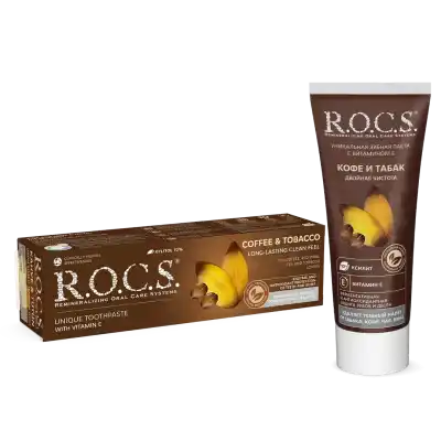 ROCS Kahve & Tütün Lekelere Karşı Diş Macunu