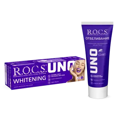 Rocs Uno Whitening - Beyazlatıcı - Diş Macunu 60 ml