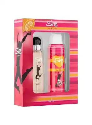 She is Fun Parfüm Seti 50 ml EDT + 150 ml Deodorant