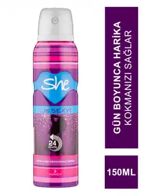 She İs Sexy For Women Deodorant Sprey 150 ml