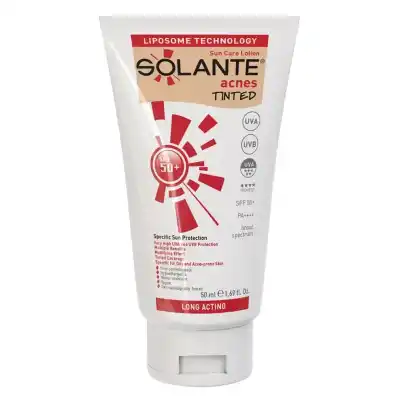 Solante Acnes Tinted SPF 50+ Losyon 50 ml