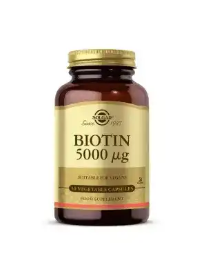 Solgar Biotin 5000 mcg 50 Kapsül