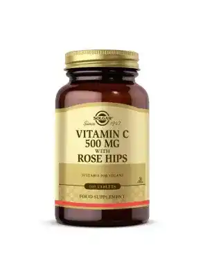 Solgar Vitamin C 500 mg with Rose Hips 100 Tablet