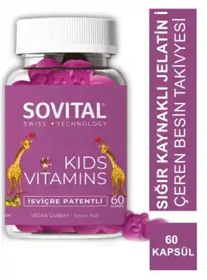 Sovital Kids Vitamins 60 Yumuşak Kapsül