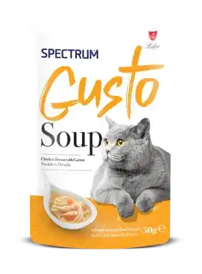 Spectrum Gusto Tavuklu ve Havuçlu Kedi Çorba 50gr