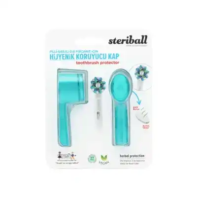 Steriball Elektrikli & Pilli Diş Fırçaları İçin Koruma Kabı 2li - Turkuaz