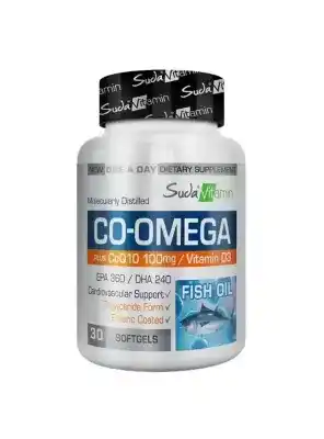 Suda Vitamin Co-Omega Coenzyme Q10 100 mg-30 Yumuşak Kapsül