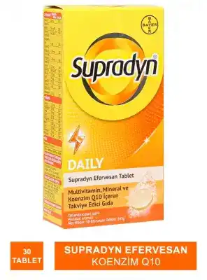 Supradyn Daily Efervesan Koenzim Q10 30 Tablet