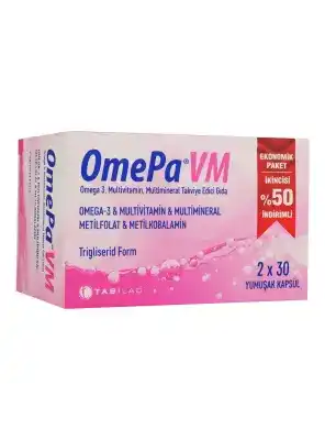 Tab İlaç OmePa VM 2x30 Kapsül | Ekonomik Paket