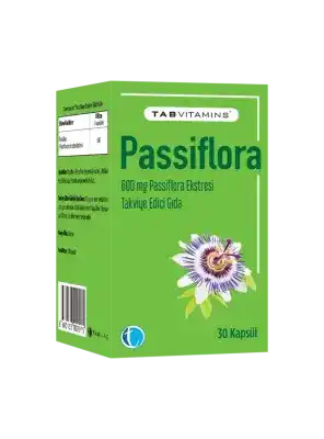 Tab İlaç Vitamins Passiflora 30 Kapsül
