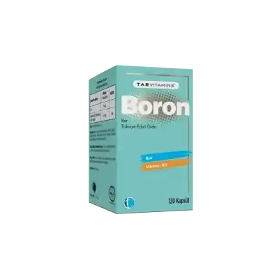 Tabvitamins Boron BOR Takviye Edici Gıda 120 Kapsül