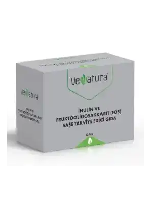 VeNatura İnulin ve Fruktooligosakkarit -FOS- Saşe Takviye Edici Gıda 30 Saşe