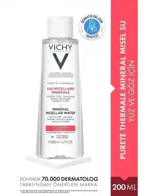 Vichy Purete Thermale Solution Micellaire Mineral Misel Su 200 ml