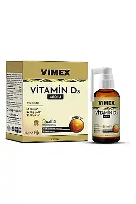 Vimex Vitamin D3 400 Iu 20 Ml Sprey - 132 Puf