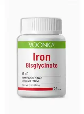 Voonka Iron Bisglycinate Demir 90 Kapsül
