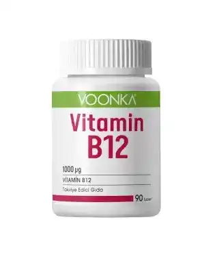 Voonka Vitamin B12 İçerikli Takviye Edici Gıda 90 Tablet