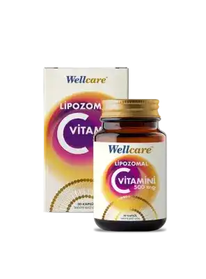 Wellcare Lipozomal Vitamin C 500mg 30 Kapsül