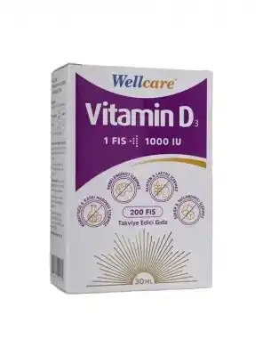 Wellcare Vitamin D3 1000 IU 30 ml