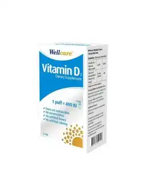 Wellcare Vitamin D3 400 IU 5ml