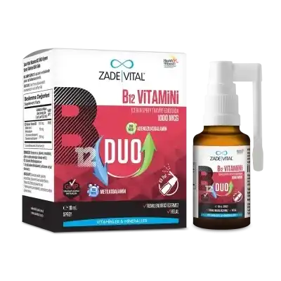 Zade Vital B12 Duo Vitamini 10ml Sprey