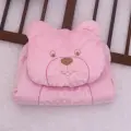 Ayıcık Nakışlı Yastıklı Welsoft Bebek Alt Açma Seti - Pembe