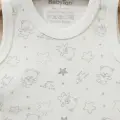 Bear Desenli Kolsuz Erkek Bebek Body %100 Pamuk