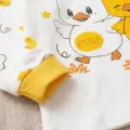 Civciv Desenli % 100 Pamuk Unisex Pijama Takımı