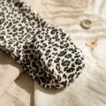 Leopar Desenli % 100 Pamuklu Kız Bebek 4lü Tulum Seti 0-6 Ay