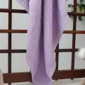 Penguen Nakışlı Unisex Şapka ve Keseli Bebek Banyo Havlusu