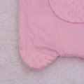 Ayıcık Nakışlı Yastıklı Welsoft Bebek Alt Açma Seti - Pembe