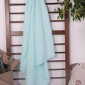 Biyeli Unisex Bebek Nohut Battaniye 80*80 Cm - Turkuaz