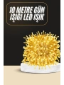 10 Metre Günışığı Led Işık Fişli Dekoratif Ortam Aydınlatması 3 Modlu Led Şerit Işık
