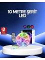 10 Metre Smart Şerit Led Bluetooth Telefon Kontrollü USB Enerjili
