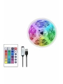 10M Şerit Led İç Mekan Renkli Rgb Şerit Led Kumandalı