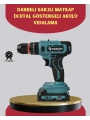 18 Parça Dijital Matkap Seti Çift Bataryalı