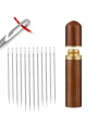 30 Adet İğneli Ahşap Kutulu Dikiş İğne Seti (5047)