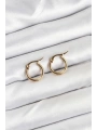 316L Çelik Gold Renk 12 mm Halka Kadın Küpe