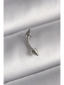 316L Çelik Gümüş Renk Çivi Model Piercing