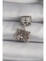 316L Çelik Gümüş Renk Sallantı New York Yazı Model Nomination Charm
