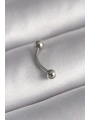 316L Çelik Gümüş Renk Topçuk Model Piercing