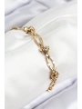 316L Çelik Parçalı Zincir Model Gold Renk Kadın Bileklik