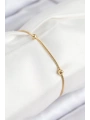 316L Çelik Topcuk Model Gold Renk Kadın Bileklik
