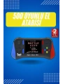 3.5 İnç 500 Klasik Retro Oyun Yüklü Kollu Oyun Konsolu