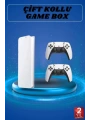 3D Çift Oyun Kollu 4K HD Ekran Nostaljik 20.000 Oyunlu Beyaz Game Box